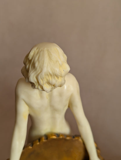 Art Deco Nude Figures on Shells Bookends