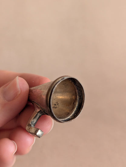 Antique Silver Tone Candle Snuffer No. 5