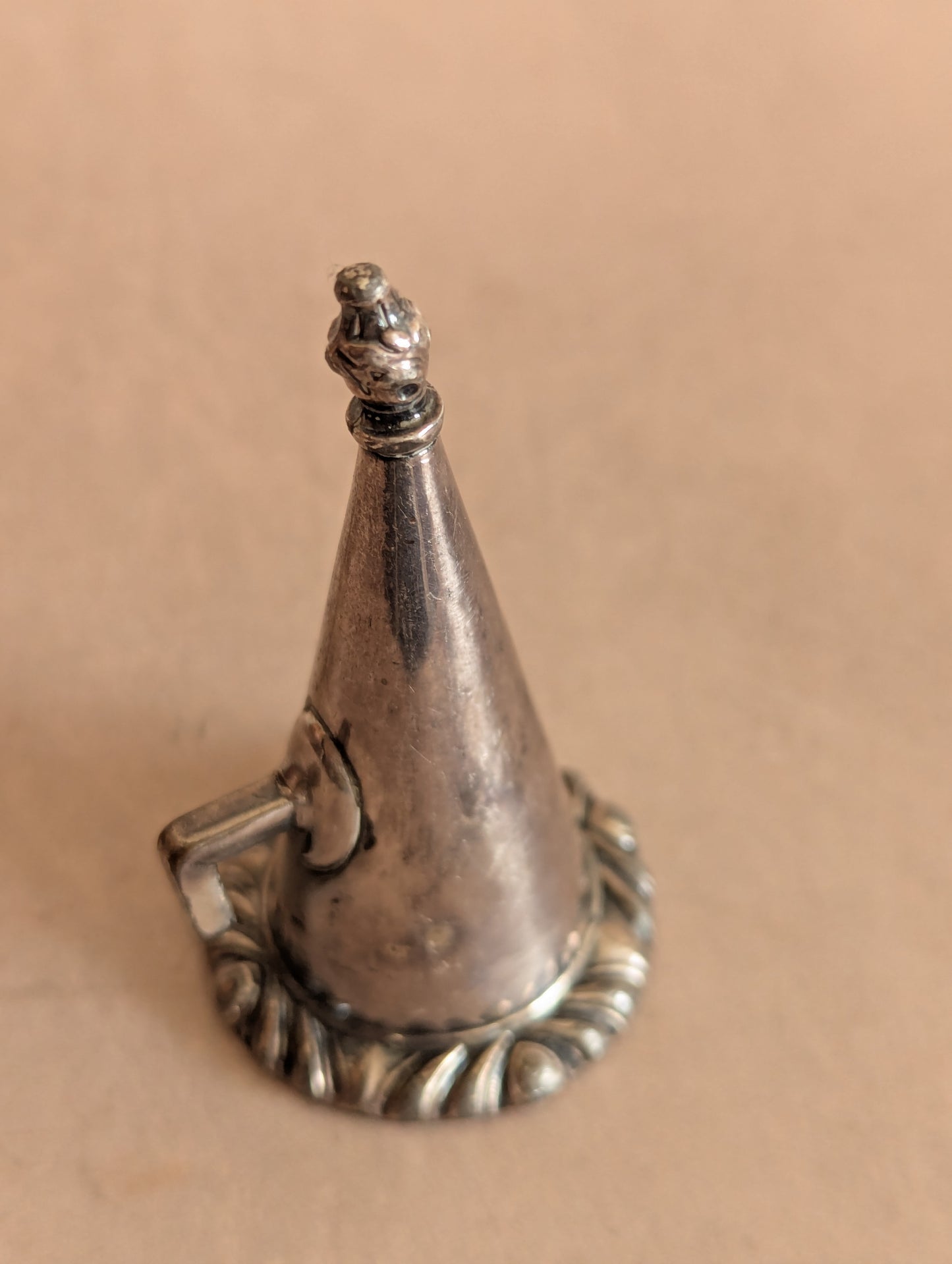 Antique Silver Tone Candle Snuffer No. 4