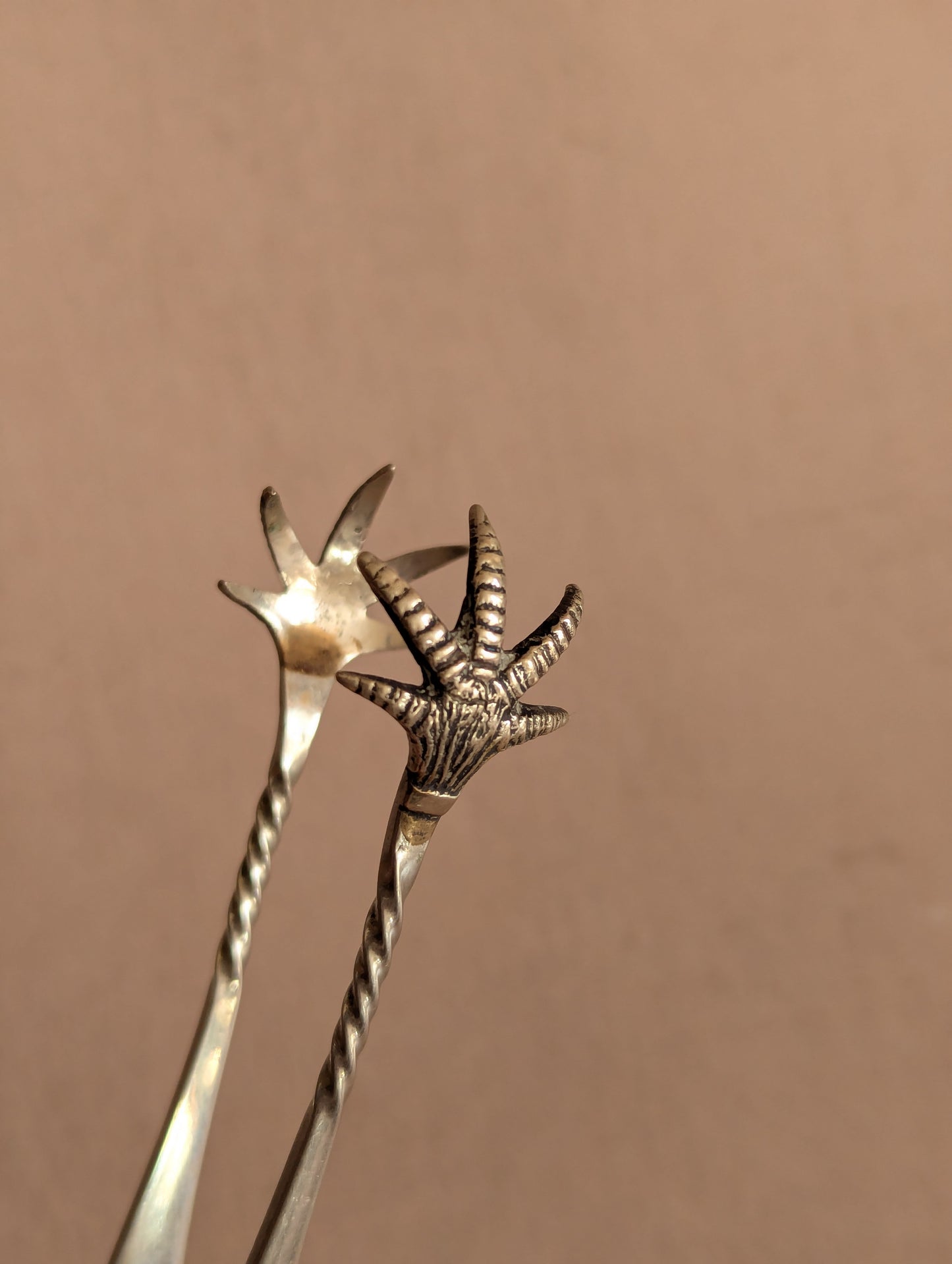 Silver Plated EPNS Bird Claw Sugar Tongs