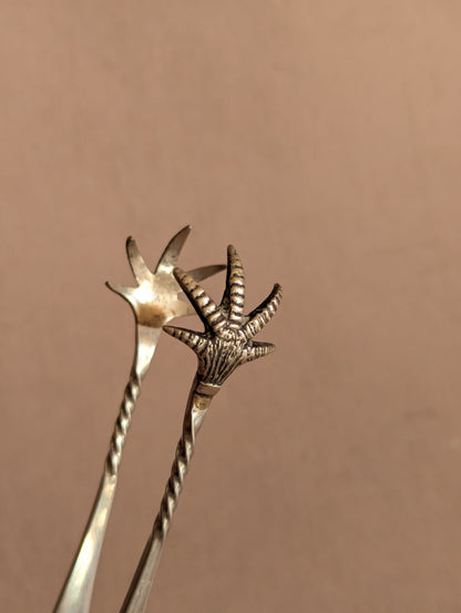 Silver Plated EPNS Bird Claw Sugar Tongs