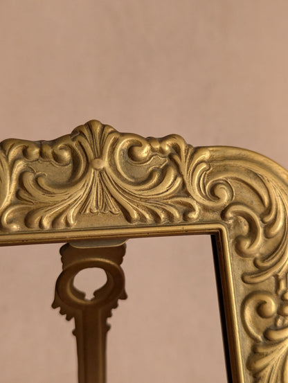 Solid Brass Chunky Scrollwork Picture Frame