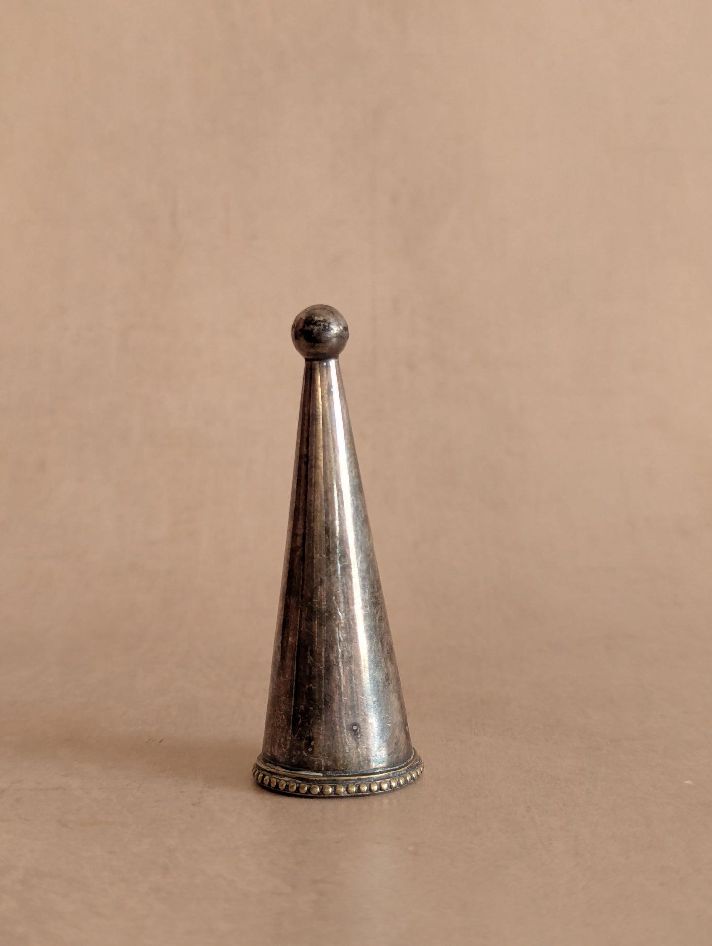 Antique Silver Tone Candle Snuffer No. 1