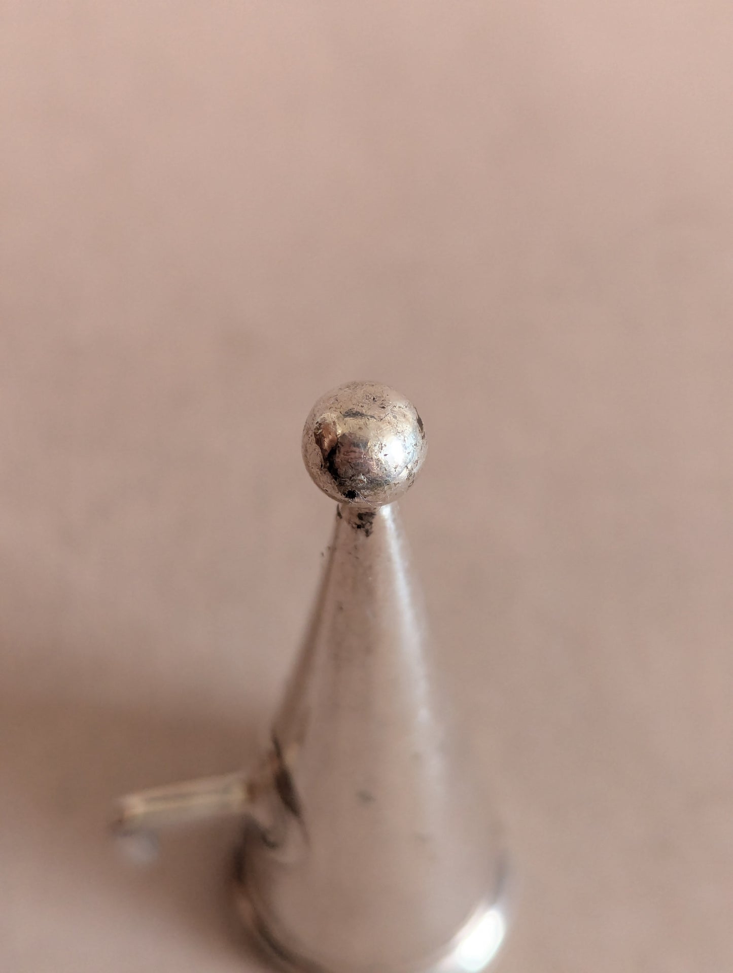 Antique Silver Tone Candle Snuffer No. 3