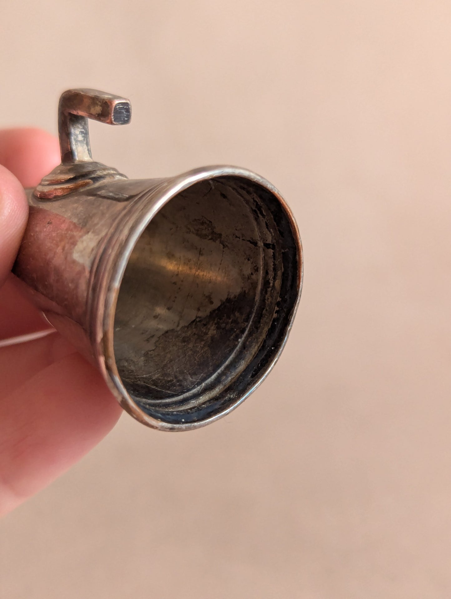 Antique Silver Tone Candle Snuffer No. 2