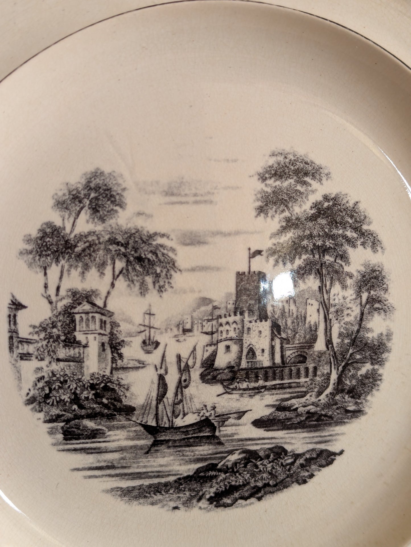 19th Century Wedgwood Dinner Plates - Set of Three