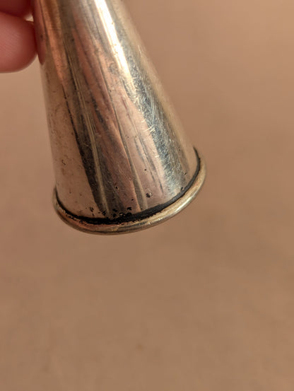 Antique Silver Tone Candle Snuffer No. 8