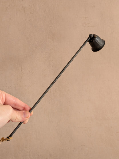 Rustic Black Chippy Paint Candle Snuffer