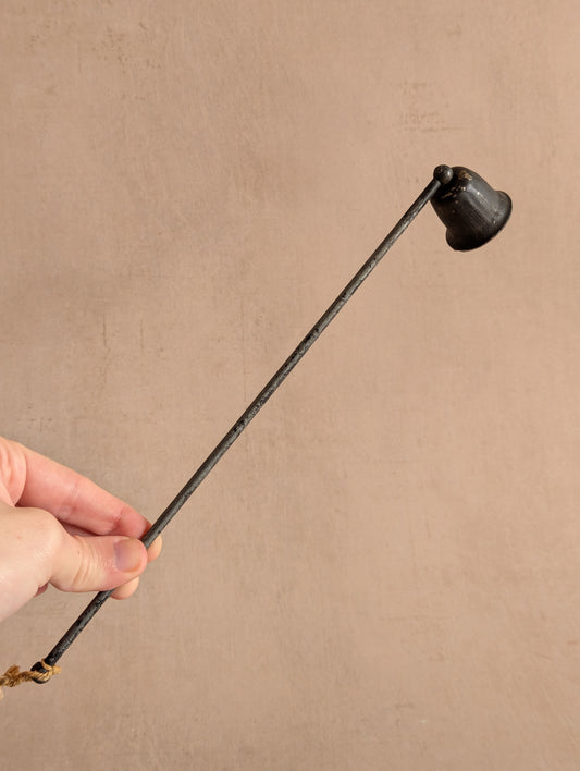 Rustic Black Chippy Paint Candle Snuffer