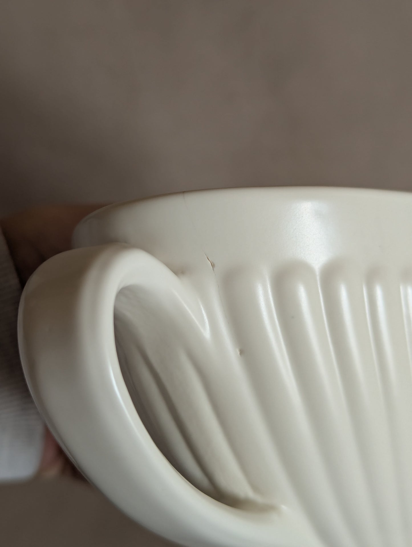 Large White Wedgwood Moonstone Mantel Vase