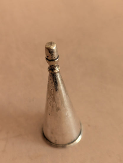 Antique Silver Tone Candle Snuffer No. 8