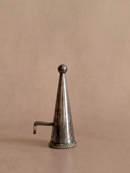 Antique Silver Tone Candle Snuffer No. 1