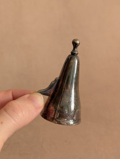 Antique Silver Tone Candle Snuffer No. 7