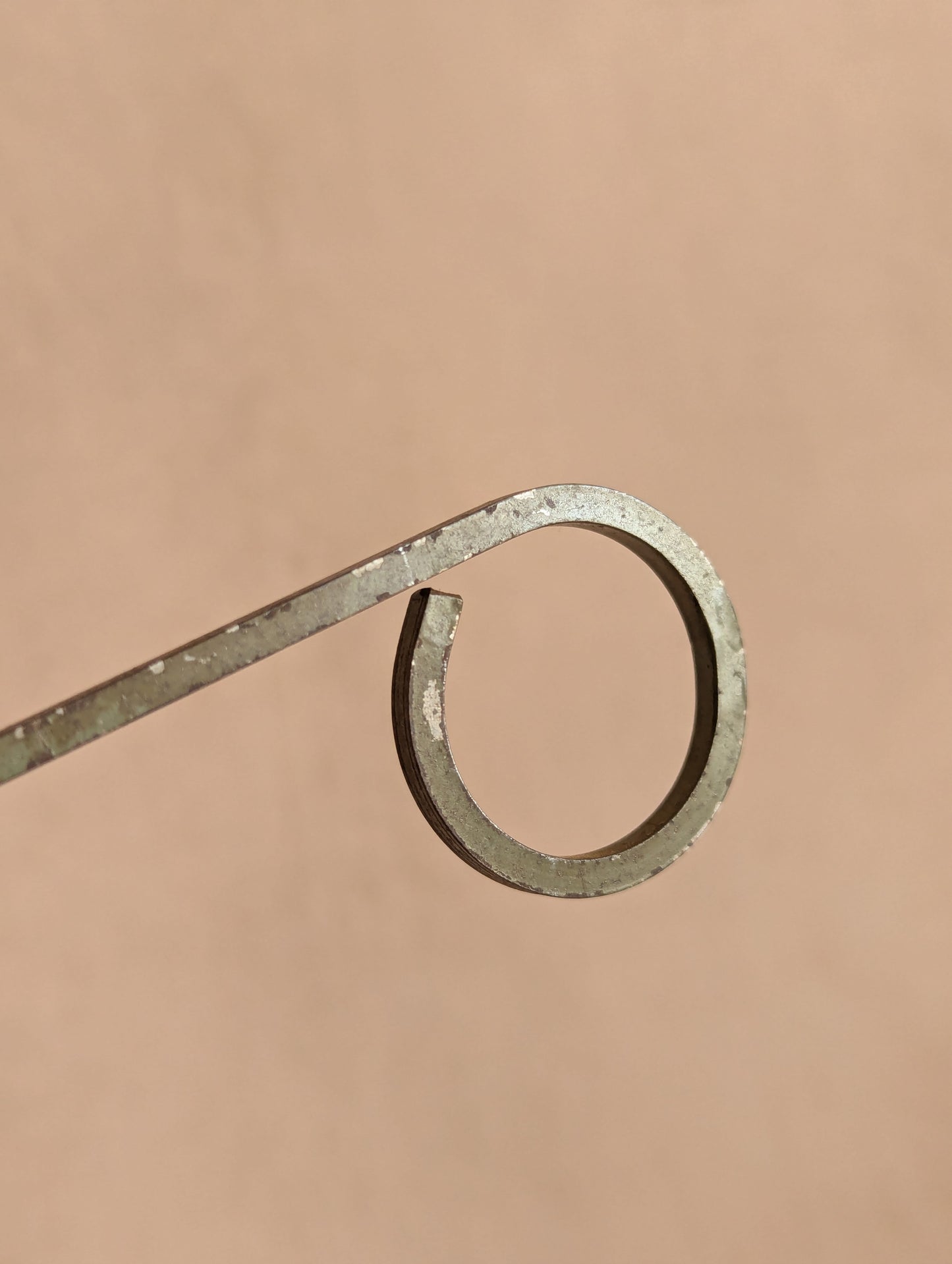 Rustic Green Extra Long Metal Farmhouse Candle Snuffer