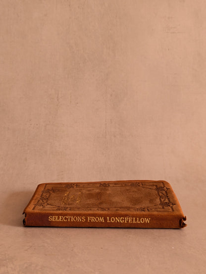 Selections From Longfellow Leather Bound Book