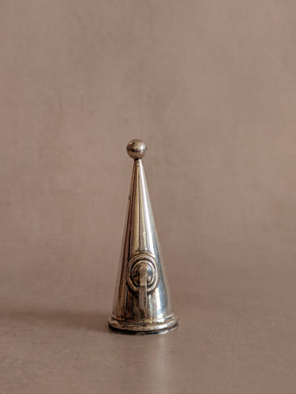 Antique Silver Tone Candle Snuffer No. 3