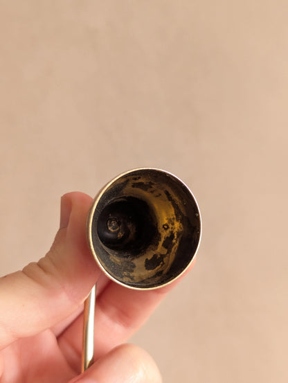 Feminine Flourish Gold Tone Candle Snuffer