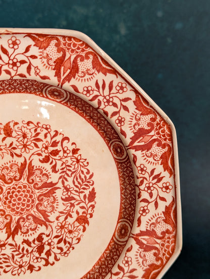 Victorian Minton's Denmark Octagonal Side Plates, Set of Three