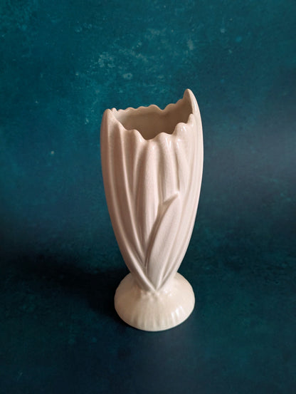 White Sylvac Tall Hyacinth Vase