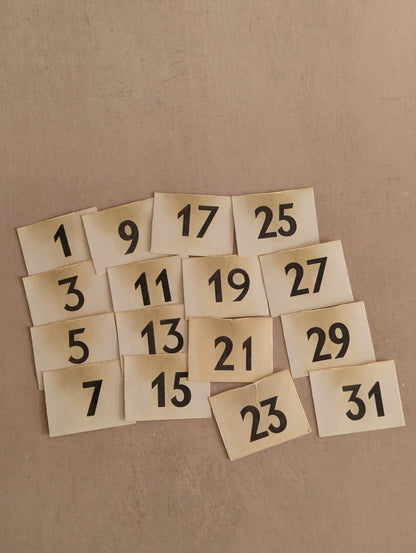 Wooden Antelope Art Deco Perpetual Desk Calendar
