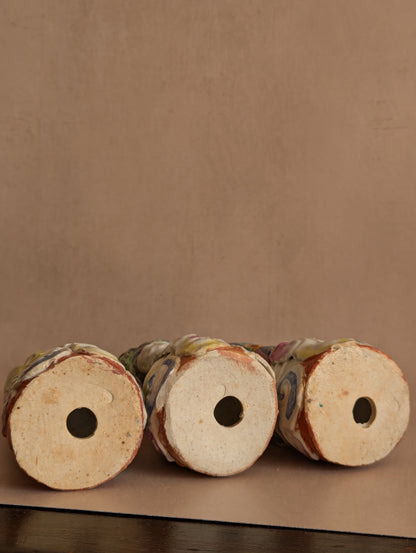 Chinese Porcelain Famille Rose Revival Figurines, Set of Three