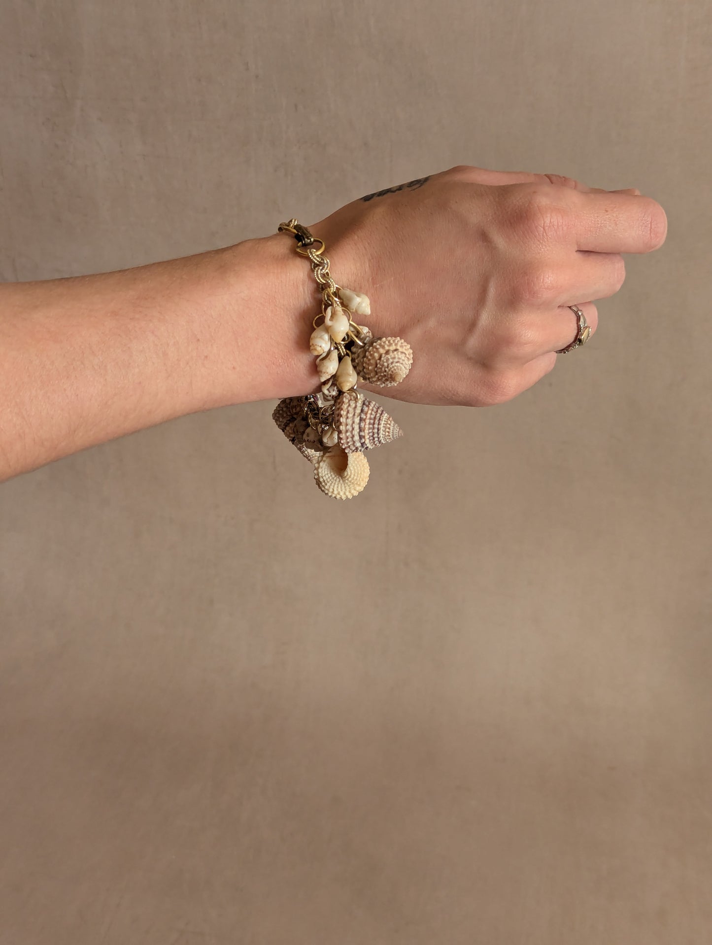 Liliana Natural Shell Charm Bracelet