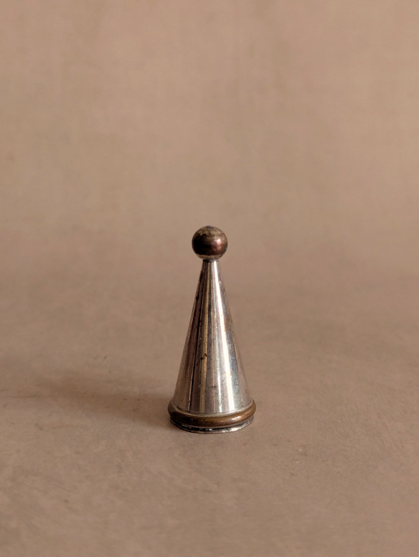 Antique Silver Tone Candle Snuffer No. 5