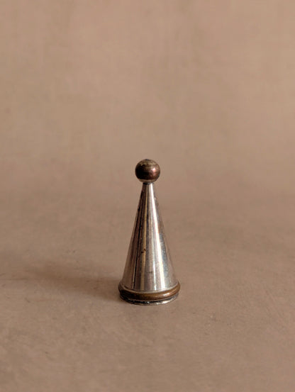 Antique Silver Tone Candle Snuffer No. 5