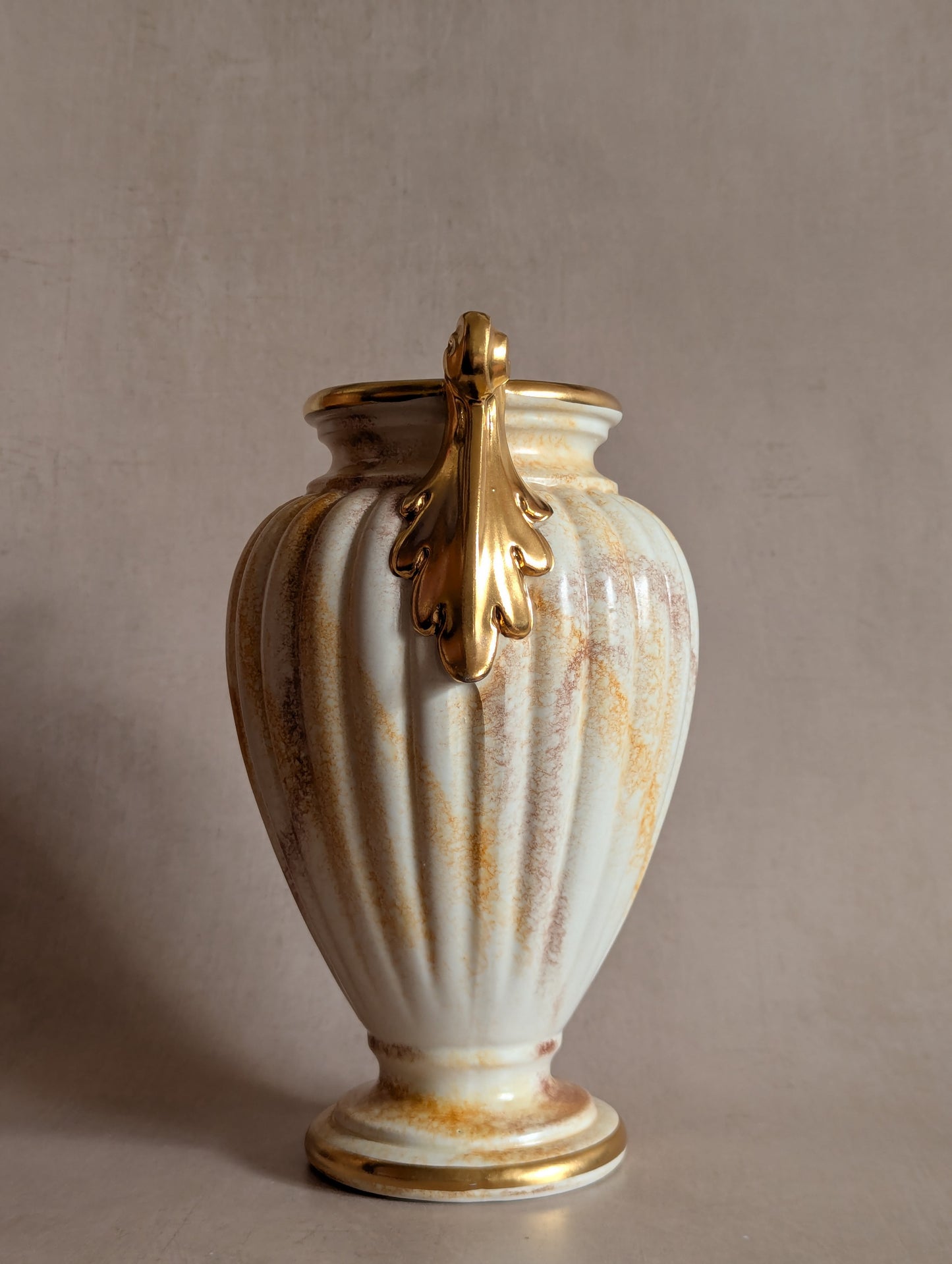 Ceramic Neoclassical Greco-Roman Goddess Vase
