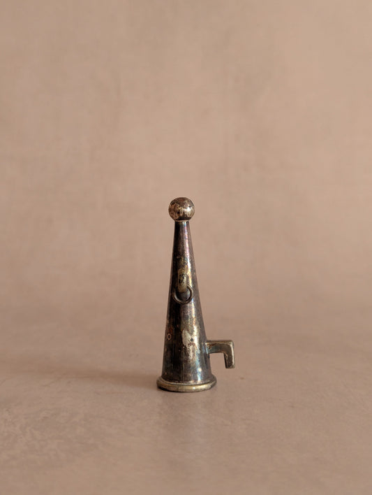 Antique Silver Tone Candle Snuffer No. 11
