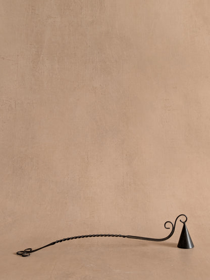 Lightweight Black Wire Tendril Candle Snuffer