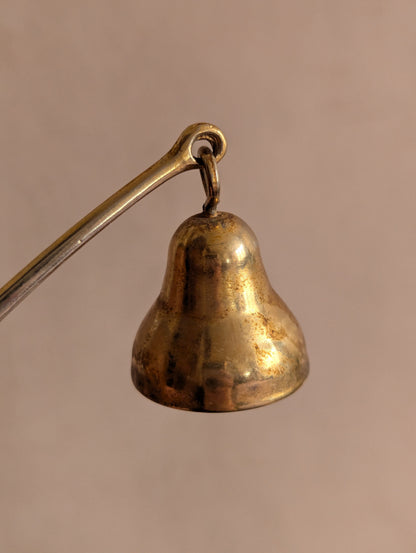 Feminine Flourish Gold Tone Candle Snuffer