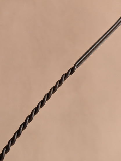Lightweight Black Wire Tendril Candle Snuffer