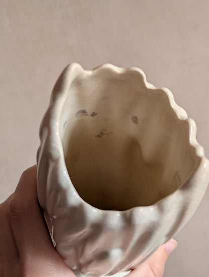 White Sylvac Tall Hyacinth Vase