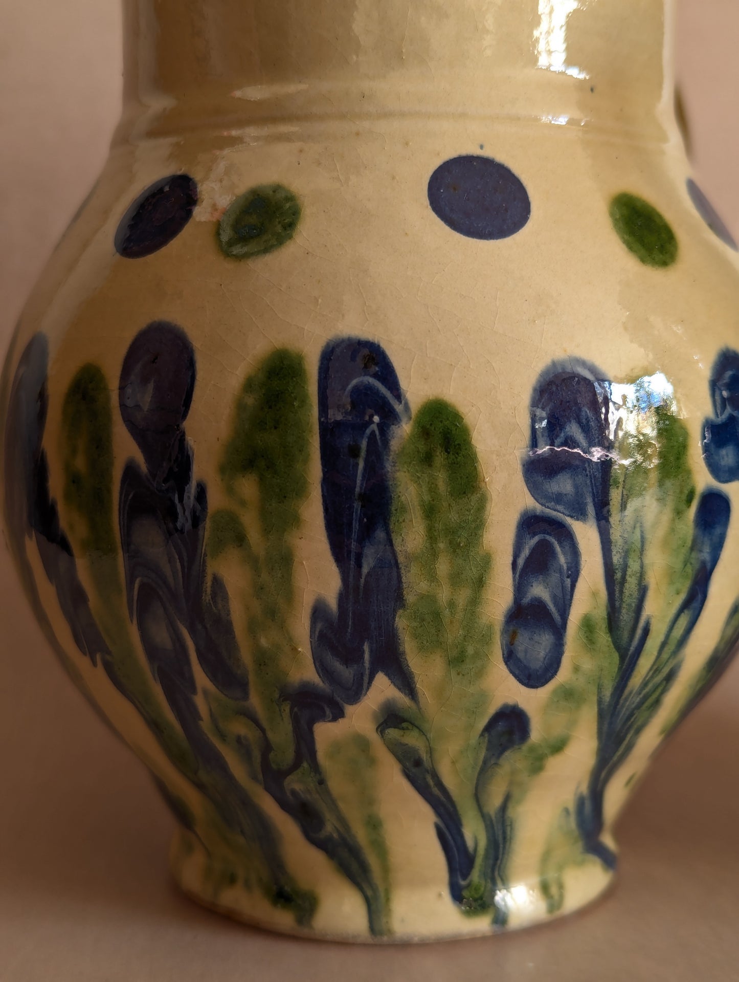 Handmade Earthenware Drizzle Jugs, Set of Two