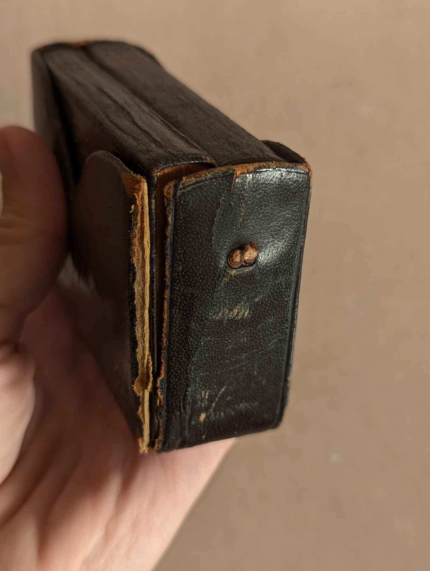 Miniature Leather Bound Keepsake Common Prayer Books & Case