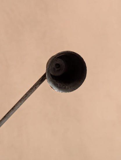 Rustic Black Chippy Paint Candle Snuffer
