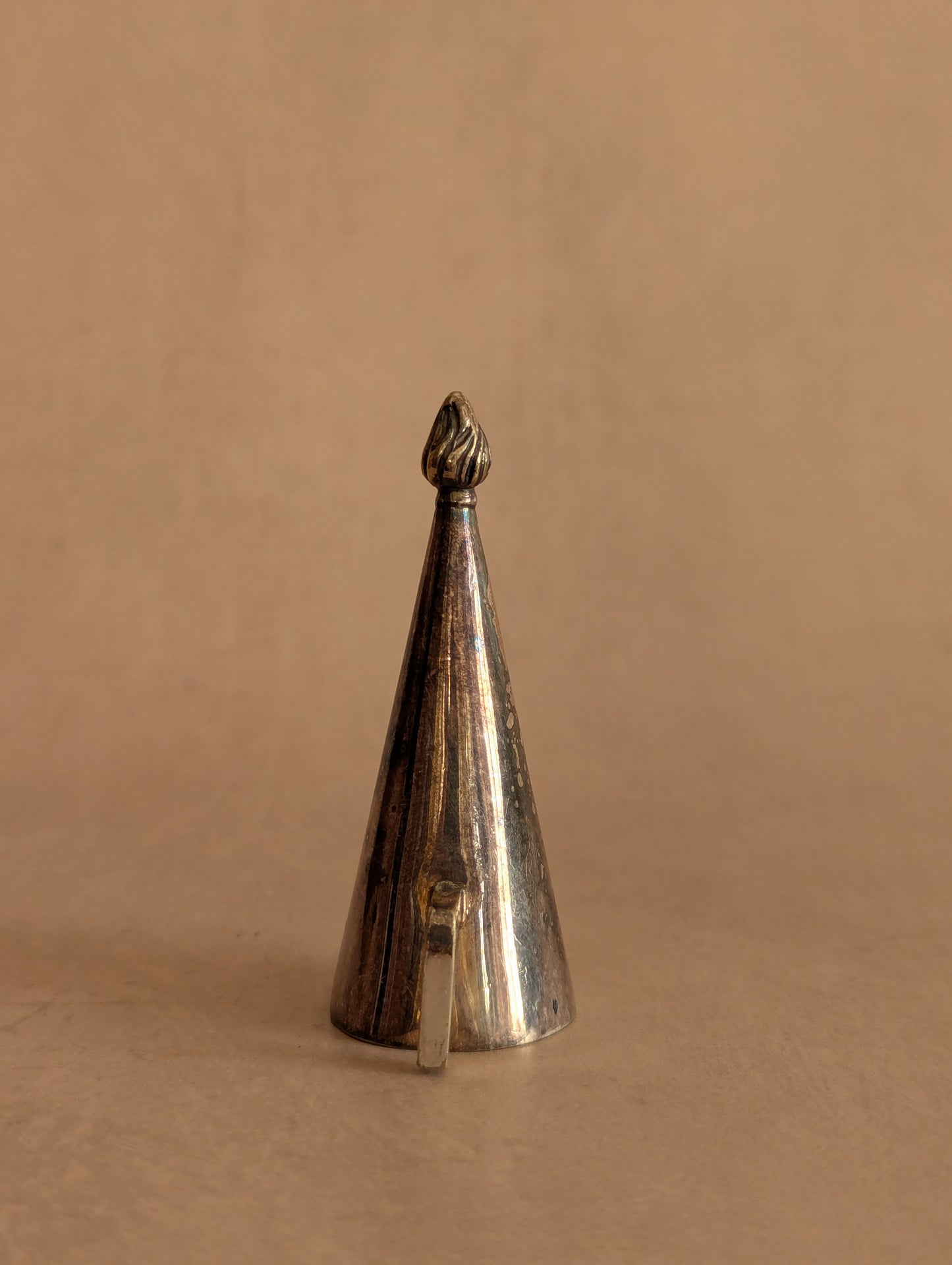 Antique Silver Tone Candle Snuffer No. 9