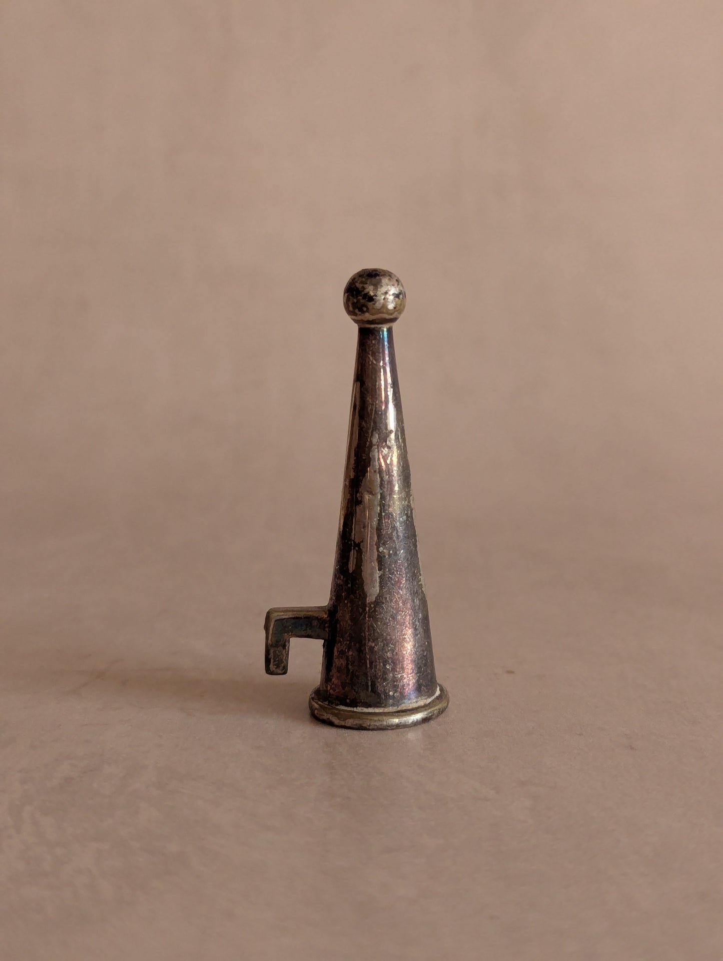 Antique Silver Tone Candle Snuffer No. 11